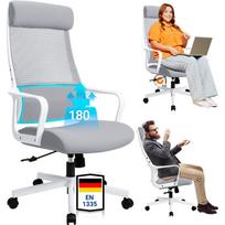 Ergonominė biuro kėdė, pilka