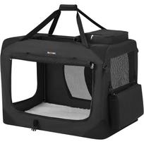Transportavimo krepšys augintiniams, 81 x 58 x 58 cm, juodas