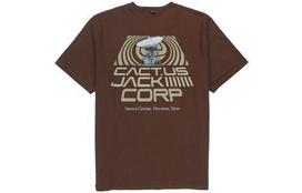 Nike x Travis Scott Crew Neck Casual T-Shirt Men's Dark Red DM1286-259 XS ruda