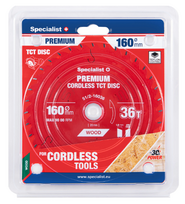 SPECIALIST+ pjovimo diskas Cordless 160x36Tx20mm