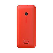 Atnaujintas originalus Nokia 208 Dual SIM mobilusis telefonas su 1/2 SIM kortelės lizdu Dual SIM No charger raudona