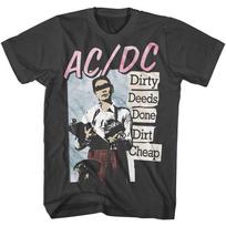 AC/DC Dirty Deeds Dūmai Suaugusiųjų Marškinėliai Unisex Marškinėliai Grafinis Marškinėlis XXXL