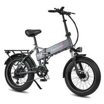 Maxtron Polaris Folding Electric Bike,48V 13AH Battery,Dual Suspension & Shimano 7-Speed pilka