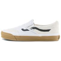 Vans Slip-On 98 Drobė Patogūs žemi Skate batai Unisex sportbačiai Balti VN000Z62YB2 36