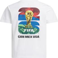 „adidas“ berniukiški FIFA pasaulio taurės 26™ rungtynių kamuolio grafikos marškinėliai(1) S įvairiaspalvis