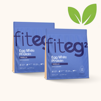 Fiteg2 Kiaušinių baltymų milteliai - vanilė stevija Duo