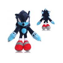 Sonic Ežys Pliušinis Tamsusis Sonic Minkštas Žaislas Lėlė Vaikų Dovana 30cm