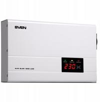 Sven Automatyczny regulator napięcia SVEN AVR SLIM-500 LCD | SLIM-500 | 6438162012809