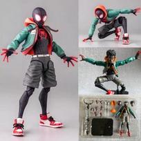 Žmogus-voras: Spider-Verse Miles Morales veiksmo figūrėlė, 13 cm, PVC, sąnarių dėka judinama, su stovu, dovanų rinkinys