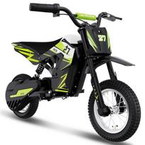 Elektrinis motociklas vaikams RCB - Trys greičio režimai - 36V/4AH baterija - R9X Žalias žalia