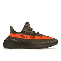 adidas Yeezy Boost 350 V2 Carbon Beluga Unisex sportbačiai Pilki Steeple-Gray Raudoni Solar-Red HQ7045 36⅔