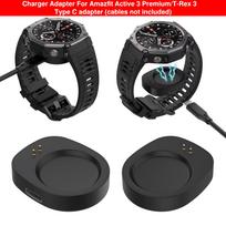 Įkroviklis Amazfit Active3 Premium/Active Max Balance 2A2429/T-Rex 3 išmaniajam laikrodžiui USB įkrovimo stotelė Magnetinis laidas Dirželis Laikrodžio priedai  All-in-one charging cable