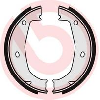 Stabdžių trinkelių komplektas, stovėjimo stabdis BREMBO S 06 508