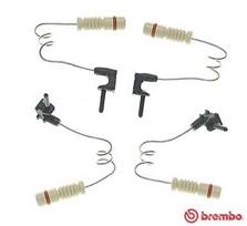 Įspėjimo kontaktas, stabdžių trinkelių susidėvėjimas BREMBO A 00 387