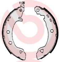 Stabdžių trinkelių komplektas BREMBO S 23 508