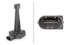 Jutiklis, variklio alyvos lygis HELLA 6PR 013 680-161