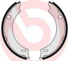 Stabdžių trinkelių komplektas, stovėjimo stabdis BREMBO S 86 508