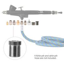 9pcs Universal Professional Airbrush Adaptor Kit Fitting Connector Set for Compressor and Airbrush Hose Air Brush Accessories