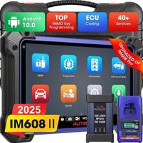 Autel MaxiIM IM608 II - Diagnostikos ir raktų programavimo įrankis su patobulintu XP400 Pro (prancūzų) pilka