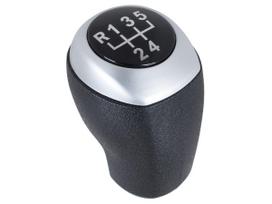 Hyundai i20 07-12 Pavarų perjungimo rankenėlė JUODA + SIDABRINĖ 5 GREIČIŲ