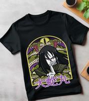 Naruto Kakashi Hashirama Orochimaru Anime Printed T-shirt Men's Summer Loose, Casual, Breathable Family Outfit Short Sleeve 4XL
