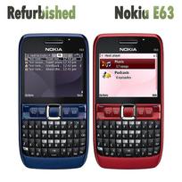 Atnaujintas Nokia Originalus Nokia E63 Atrakintas 3G Mobilusis Telefonas Su 1 SIM No charger mėlyna