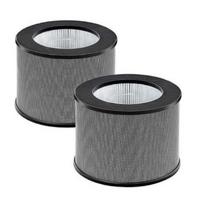 2x oro valytuvo filtras Didelio efektyvumo HEPA aktyvuotos anglies filtras Pakeitimas Tinka TaoTronics TT-AP006 Patvarus 1