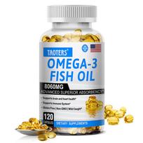 Omega-3 žuvų taukai 8060 mg Liuteinas Vitaminas D3 120 kapsulių 120 capsules