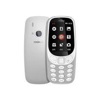 Atnaujintas originalus Nokia 3310, atrakintas(2017 m) Dviejų SIM 2G mobilusis telefonas No charger pilka spalva