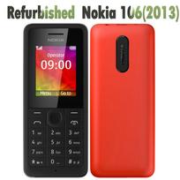 Atnaujintas Nokia Original Nokia 106(2013 m) Mobilusis telefonas su 1 SIM kortele No charger raudona