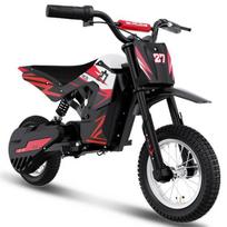 Elektrinis motociklas vaikams RCB - Trys greičio režimai - 36V/4AH baterija - R9X Raudonas raudona