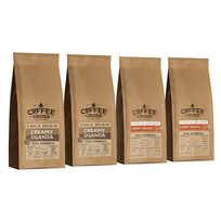 AKSOMINĖ KLASIKA | 2x250g SWEET BRAZIL + 2x250g CREAMY UGANDA | Maltos kavos rinkinys