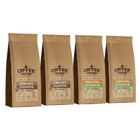 NAUJIENŲ DUETAS | 2x250g CARAMEL ETHIOPIA + 2x250g CREAMY UGANDA | Maltos kavos rinkinys