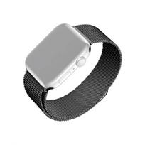 Dirželis FIXED Apple Watch FIXMEST-434-BK nerūdijančio plieno tinklelis juodas 42/44/45/46/49 mm