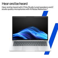 HP EliteBook 8 G1i AI 16 - Ultra 7-258V, 32GB, 512GB SSD, 16 WUXGA 300-nit AG, 5MP IR cam, WWAN-ready, Smartcard, FPR, Nordic backlit keyboard, Glacier Silver, 77Wh, Win 11 Pro, 3 years