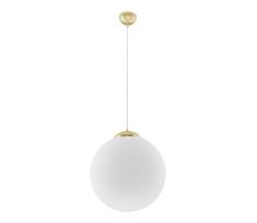 Sollux SL.0717 - Pakabinama liustra su kabeliu TOYA 1xE27/60W/230V skersmuo 40 cm balta/auksinė