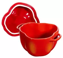 Mini Cocotte apvali pipirinė STAUB 40500-325-0 - raudona 470 ml