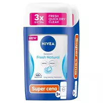 Nivea - Set of solid deodorants Fresh Natural Deodorant Duo 2 x 50 ml