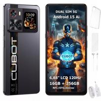 Išmanusis telefonas Cubot X100 5G Dual SIM 8/256GB Android 15 su dviem ekranais + dėklas
