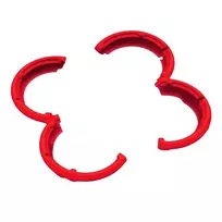 Priedas - SUNNYLIFE Propeller Guard (DJI Neo, lengvas TPE, 10g, raudonas)