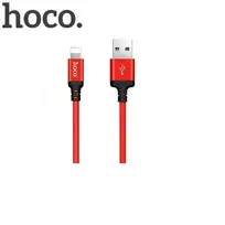 Hoco X14 data transfer and charging cable | USB-A to Lightning | 1m | black, red