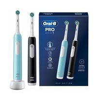 Oral-B ELECTRIC TOOTHBRUSH PRO SERIES 1 DUO BLACK / BLUE BOX
