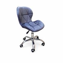 Extralink Armchair, office chair, velvet, gray