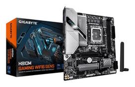 GIGABYTE H810M GAMING WIFI6 GEN5 Motherboard – Intel Core Ultra (Series 2) CPUs, 4+1+2 Phase VRM, up to 6400MHz DDR5, 1xPCIe 4.0 M.2, WIFI 6, 2.5GbE LAN, USB 3.2 Gen 1