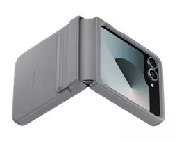 SAMSUNG EF-VF741PJE KindSuit Case for Galaxy Z Flip 6|7 FE Gray (Damage Package)