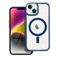 OEM Color Edge Mag phone case with MagSafe support for iPhone 14, blue