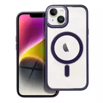 OEM Color Edge Mag phone case with MagSafe support for iPhone 14 purple