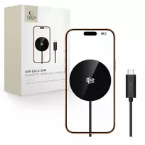 Tech-Protect A50 wireless charger | Qi 2.2 | MagSafe compatible | 25W | black