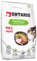 Ontario Dry cat food - Cat Hairball, 400 gr