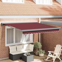 Automatinė ištraukiama markizė bordo spalvos 300x250cm